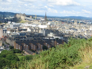 Fototapeta na wymiar A view of the city of Edinburgh, Scotland