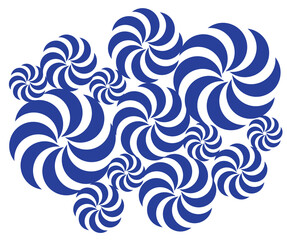 Abstract background, swirls and waves. Graphic resource in vector for graphic and web design