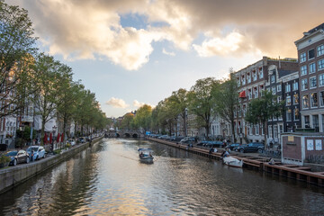 Obraz premium la città di Amsterdam