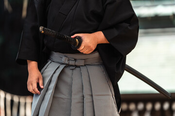 日本刀を構える人物（Demonstration of Japanese sword）	
