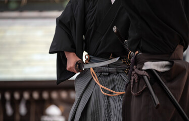 日本刀を構える人物（Demonstration of Japanese sword）	