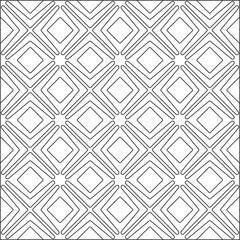 Vector seamless pattern. Geometric striped wavy ornament. Rounded lines stylish background.Geometric striped ornament. Round lines stylish.background damask floral ornament seamless pattern.