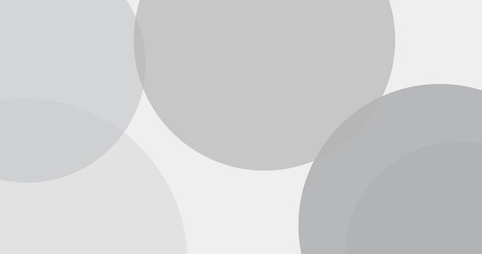 black and white gradient bubble circle background animation