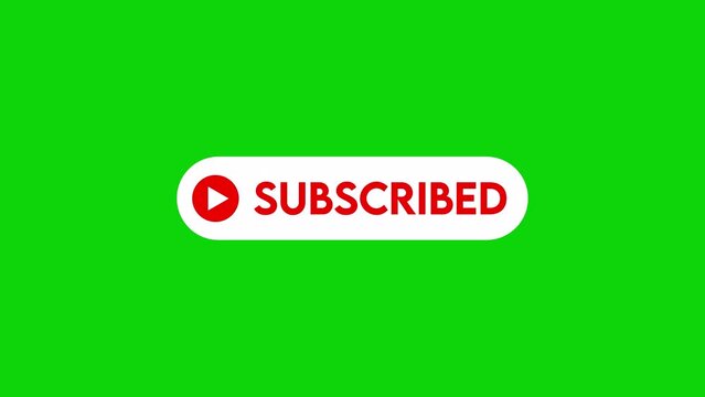 Elegant YouTube Subscribe Button Animation