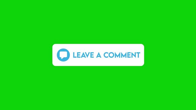Elegant YouTube Leave a Comment Button Animation