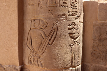 Philae temple on Agilika island in Aswan, Egypt