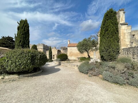 Villagescape, Les Baux-de-Provence, Bouches-du-Rhone, Provence-Alpes-Cote d'Azur, France