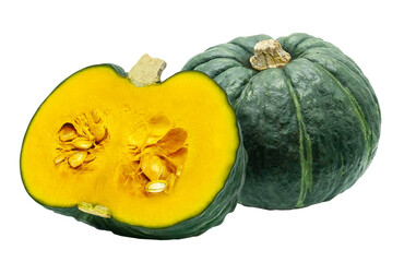 かぼちゃ カボチャ 南瓜 イラスト リアル セット 