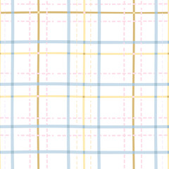 Colorful cell on a white background. Seamless vector pattern.