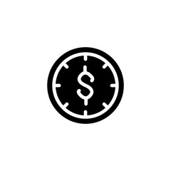 Dollar coin icon