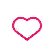 Heart icon vector. Love symbol. Valentine's Day sign. Like icon