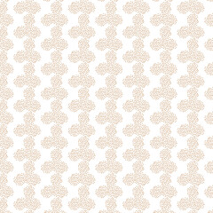 Simple seamless pattern with small dots on a white background. Abstract texture is hand drawn in boho style. Design for fabric, wallpaper, wrapping paper, postcard, gift.