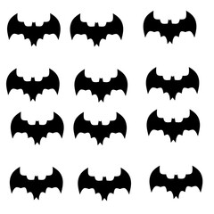 Flying bats, Halloween flying bats