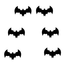 Flying bats, Halloween flying bats