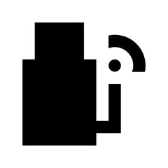 Usb Adapter Flat Vector Icon
