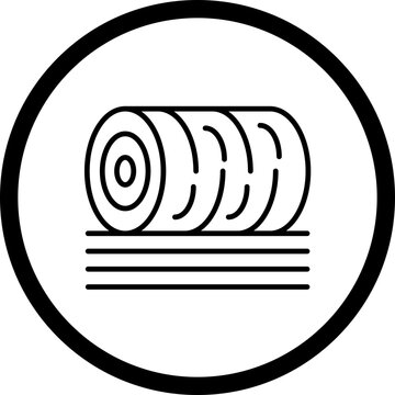 recommend clip art: Hay Bale Icon Style