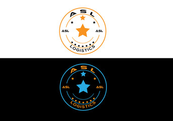 Obraz premium Round circle shape logo