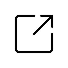 maximize line icon