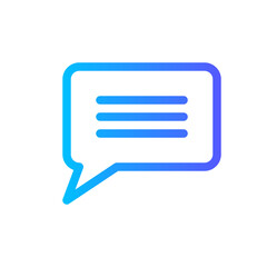 chat gradient icon