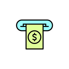 Credit card line icon. Simple element illustration. Credit card concept outline symbol design.