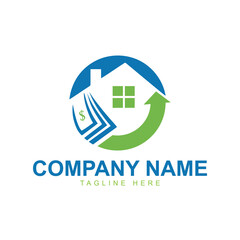 Home Investment Logo Vector Template 