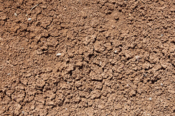 Closeup dirt pattern with cracks and holes. Abstract nature backgrounds