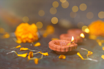 Indian Festival Diwali , Diwali Lamp