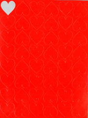 Red Heart Design Background