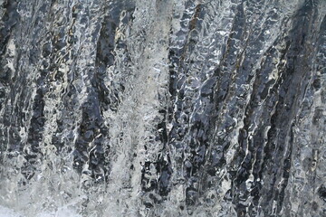 water flowing into the water