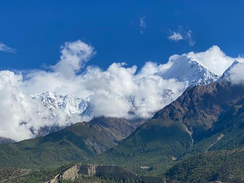 View Of Nilgiri Mountains On A Cloudy Day, India