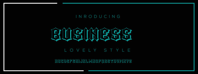 BUSINESS Sports minimal tech font letter set. Luxury vector typeface for company. Modern gaming fonts logo design.