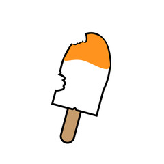 ice cream on a stick