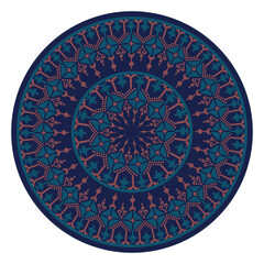 Beautiful round pattern cross stitch
