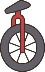 unicycle  icon © AmethystStudio