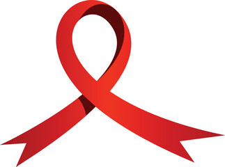 red ribbon aids awareness. red ribbons for World Aids Day. Stop AIDS. AIDS day template red ribbon. Red ribbon as symbol
