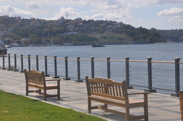 bench on the coast