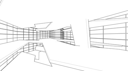 Abstract architectural design
