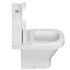 3d rendering illustration of a water closet
