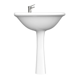 3d rendering illustration of a washbasin sink
