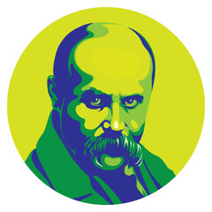 Taras Shevchenko, the most famous Ukrainian poet
