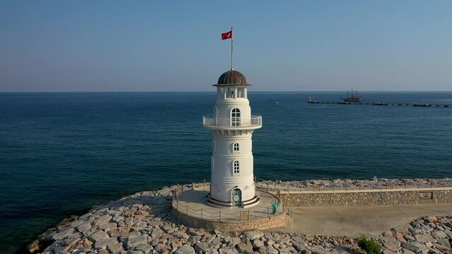 Lighthouse in the port