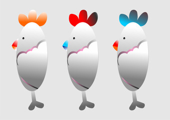 Chicken logo used for graphics.