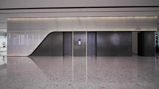 empty hall in modern office
