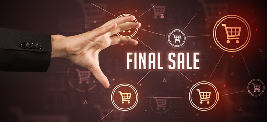 Close-Up of cropped hand pointing