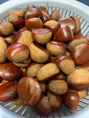 chestnuts in a bowl