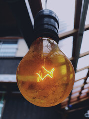 light bulb on the wall