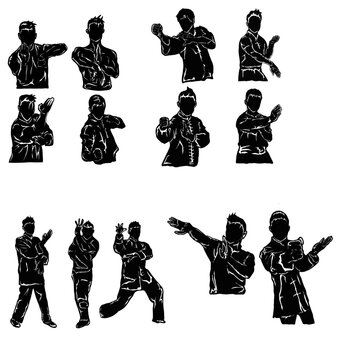 taekwondo vector llustration
