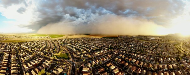 The power of a Monsoon outflow. They create immense walls of dust, also know as a “Haboob” in...