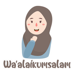 waalaikumsalam muslim girl