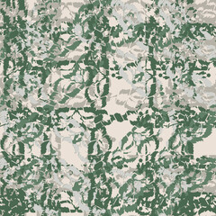 Seamless fractal pattern in vector format for printed fabrics or any other purposes. Every object is grouped base on color so the pattern is editable, tileable and easy to use.